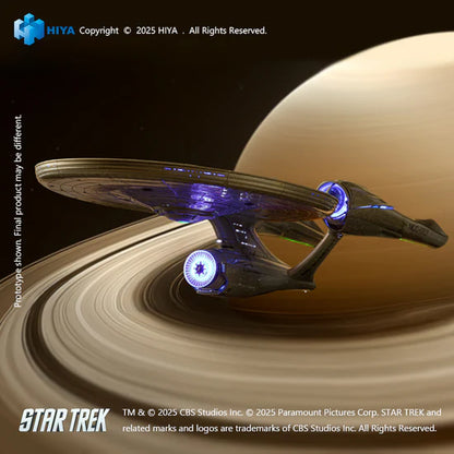 HIYA REPLICAart Series None Scale 15 Inch Star Trek 2009 USS Enterprise NCC-1701 Light Up Starship