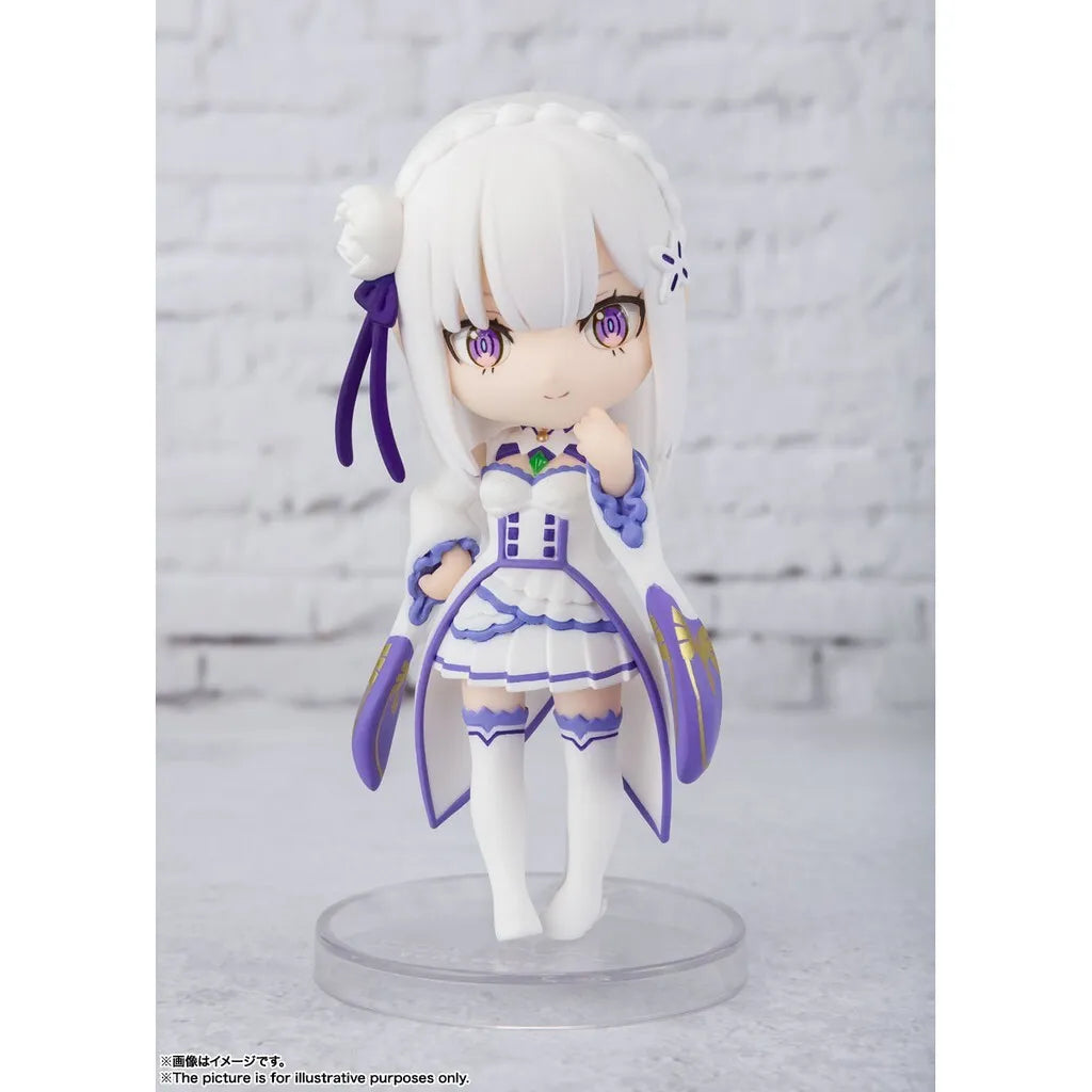 Bandai Figuarts mini Emilia Figure (Re:ZERO -Starting Life in Another World-)