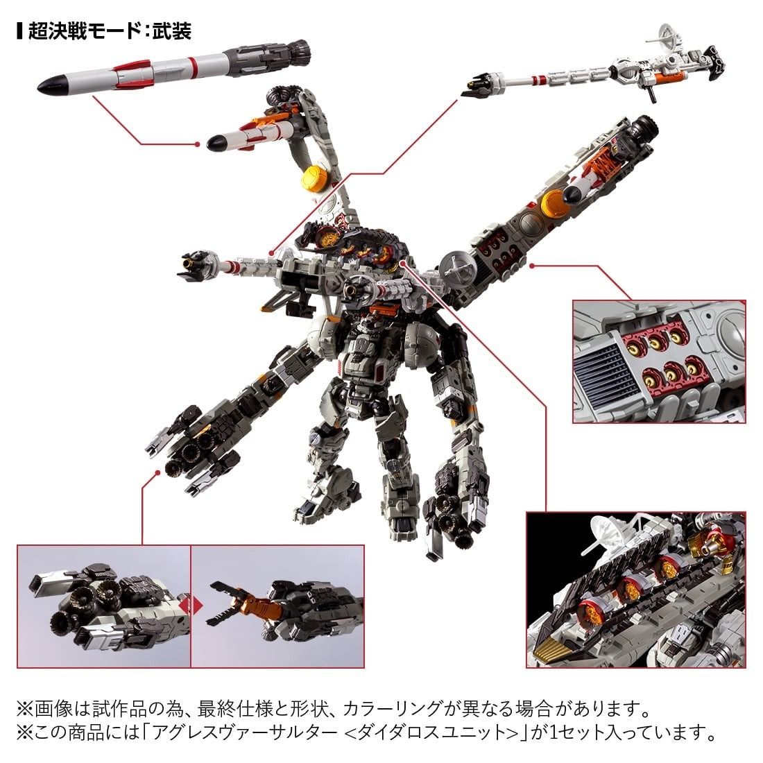 Takara Tomy Diaclone TM-36 Tactical Mover Aggress Versaulter (Diatalos Unit)