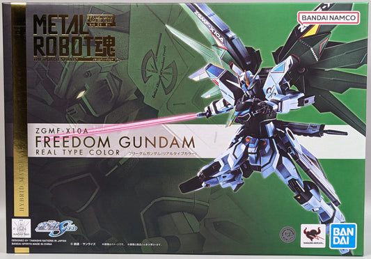 Bandai METAL ROBOT Mobile Suit Gundam Seed Destiny Freedom Gundam (Real Type Color)