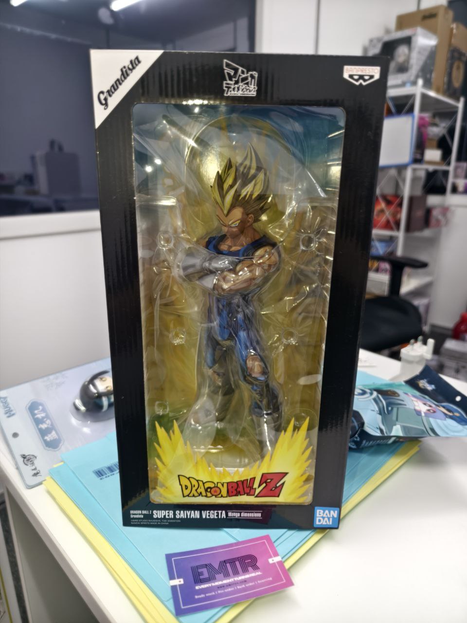 Bandai Spirits DRAGON BALL Z Grandista SUPER SAIYAN VEGETA Manga Dimensions