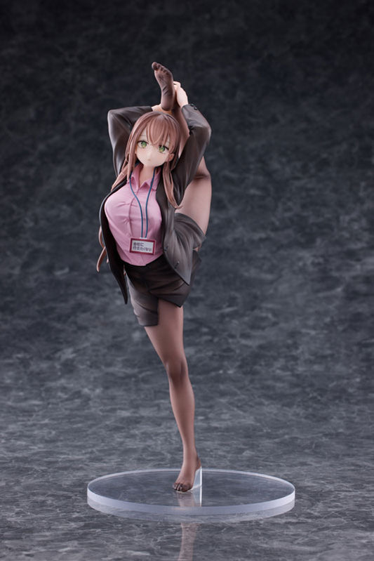 MAGI ARTS Surprisingly Bendy OL-chan Who Doesn't Want to Go to Work Pink Ver. 1/6 Complete Figure