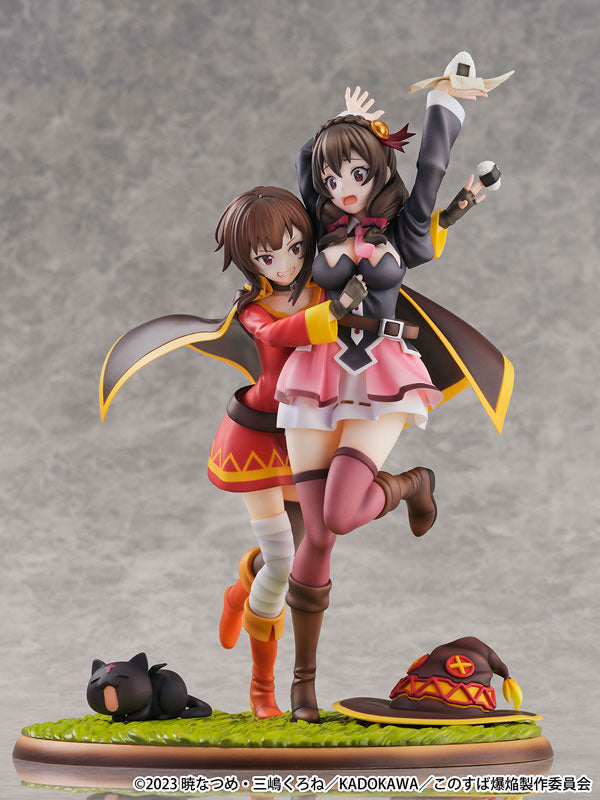 estream "Kono Subarashii Sekai ni Bakuen wo!" Megumin & Yunyun -Futari wa Otomodachi Ver.- 1/7 Complete Figure