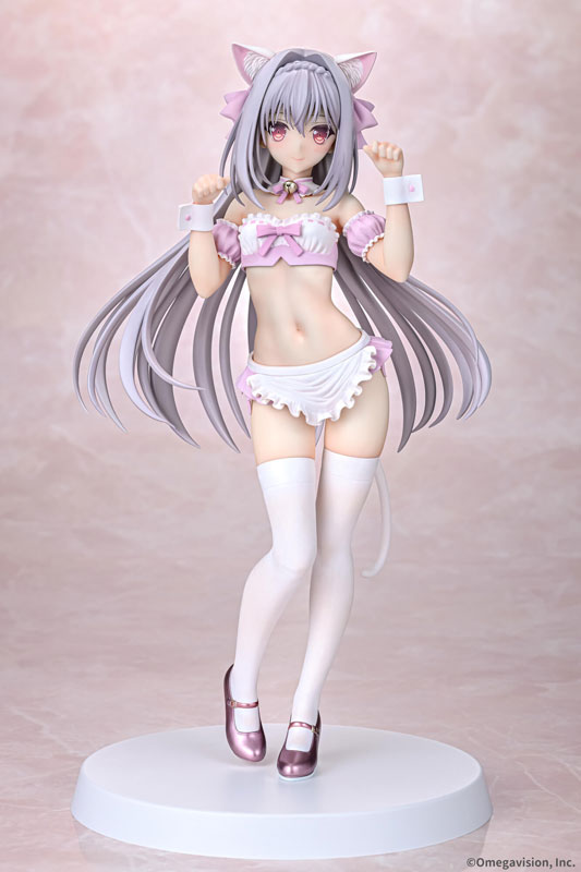 Q-six Luna Sakurakouji Cat-eared Maid Cherry Blossom Color ver. 1/6 Complete Figure