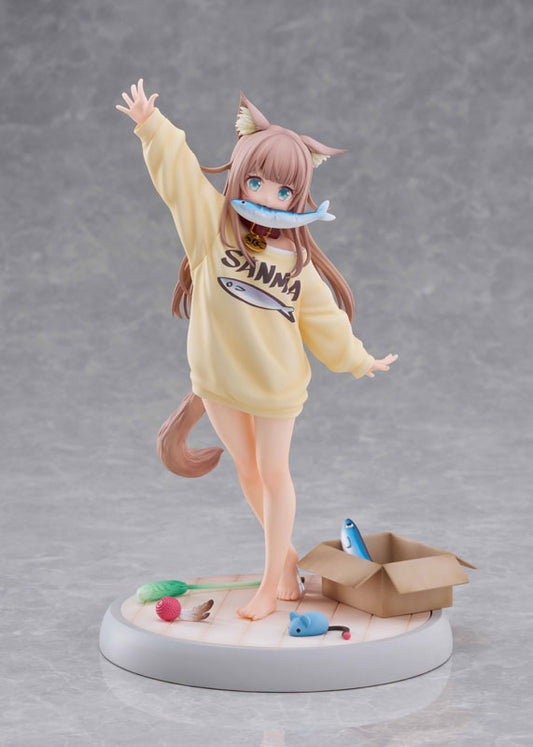 Bonus GOLDENHEAD+ My Cat Is A Kawaii Girl KINAKO -Play With Ver.- PVC Figure