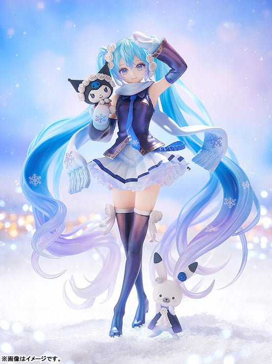 Good Smile Company Character Vocal Series 01 Hatsune Miku Snow Miku x Kuromi 1/7 Complete Figure