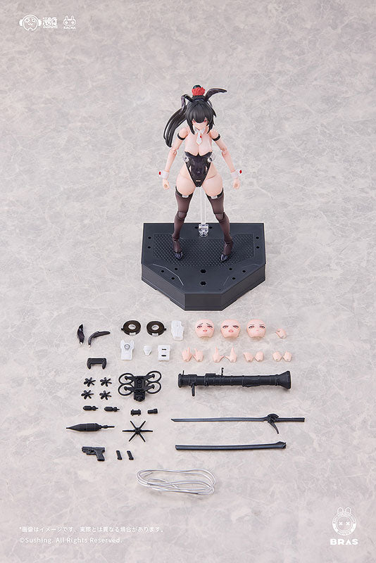 Sushing [Bonus] BUNNY RAPID ACTION SQUAD Attacker Runa 1/12 Articulated Figure