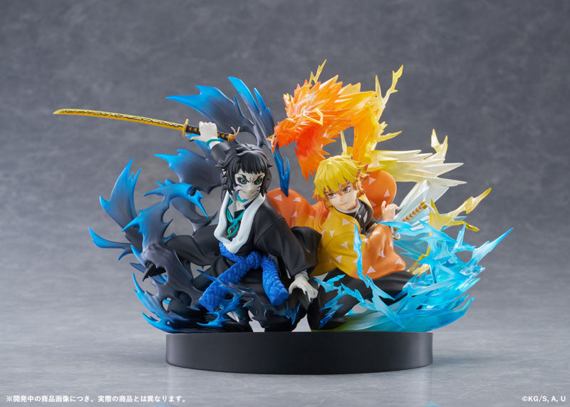 Aniplex Demon Slayer: Kimetsu no Yaiba Zenitsu Agatsuma & Kaigaku NON Scale Figure