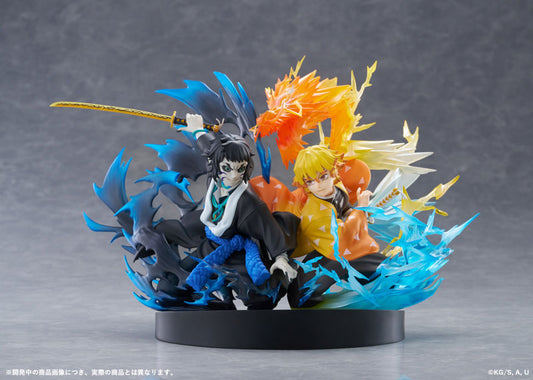 Aniplex Demon Slayer: Kimetsu no Yaiba Zenitsu Agatsuma & Kaigaku NON Scale Figure