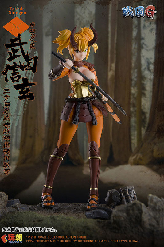 KEEPGOING Studio Sengoku G Series Takeda Shingen 1/12 Scale Posable Figure
