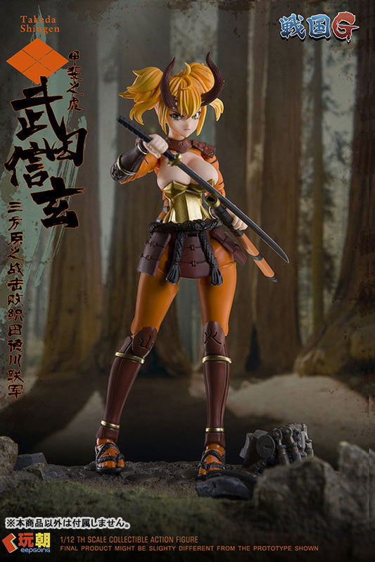 KEEPGOING Studio Sengoku G Series Takeda Shingen 1/12 Scale Posable Figure