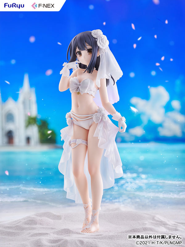 Furyu F:NEX Movie "Fate/Kaleid Liner Prisma Illya: Licht The Nameless Girl" Miyu Edelfelt Wedding Swimsuit ver. 1/7 Complete Figure