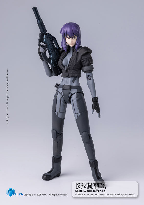 Hiya Toys Ghost in the Shell STAND ALONE COMPLEX 1/12 Action Figure Motoko Kusanagi Battle Suit Ver.