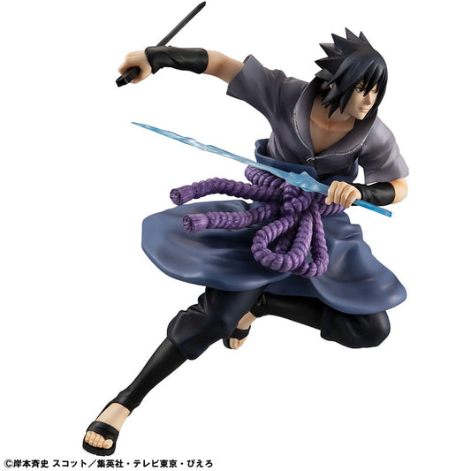 MegaHouse G.E.M. Series NARUTO Shippuden Sasuke Uchiha Shinobi World War Ver. Complete Figure