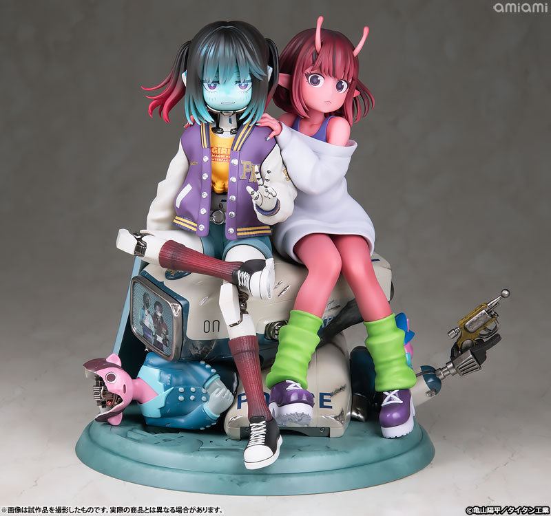 Medicos Entertainment Anime "Milky Subway: The Galactic Limited Express" Chiharu &amp; Makina Complete Figure