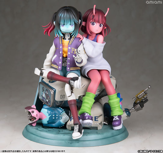 Medicos Entertainment Anime "Milky Subway: The Galactic Limited Express" Chiharu &amp; Makina Complete Figure