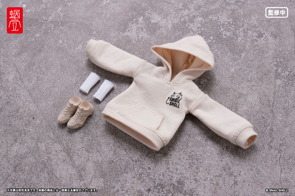 Snail Shell "Devil's Whisper" Series Print Hoodie Set (DOLL ACCESSORY) (Beige) / (Black)