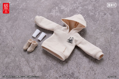 Snail Shell "Devil's Whisper" Series Print Hoodie Set (DOLL ACCESSORY) (Beige) / (Black)