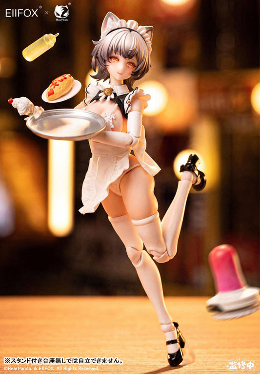 BearPanda x EIIFOX 1/12 Little Pudding Cat Maid