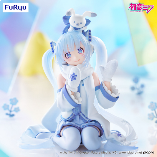 Furyu Noodle Stopper Cranenking Figure - Hatsune Miku "SNOW MIKU Sky Town 10th ver."