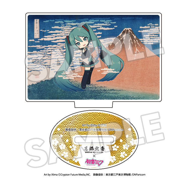 Katsushika Hokusai x Hatsune Miku Acrylic Stand Trading 8Pack BOX
