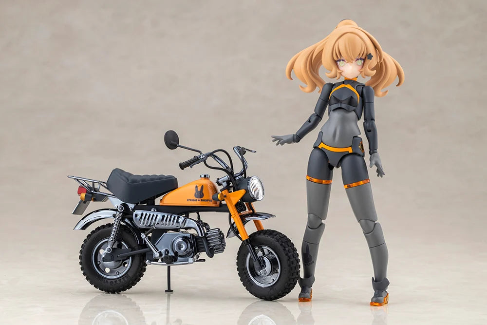 Kotobukiya Megami Device PUNI MOFU RACING TU with Honda Z50J-1 Monkey Plastic Model
