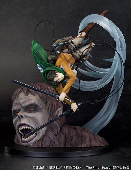 Proof TV Anime "Attack on Titan" "Levi vs Beast Titan ver." Complete Figure