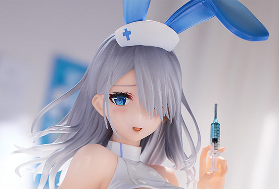 Native PINK Cat Character's Selection: Original Character Blue Nurse Bunny 1/6