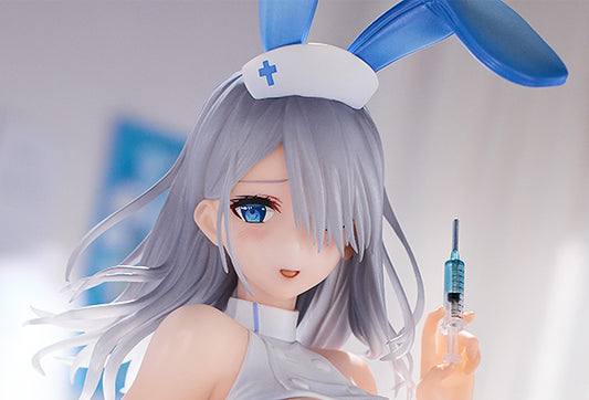 Native PINK Cat Character's Selection: Original Character Blue Nurse Bunny 1/6