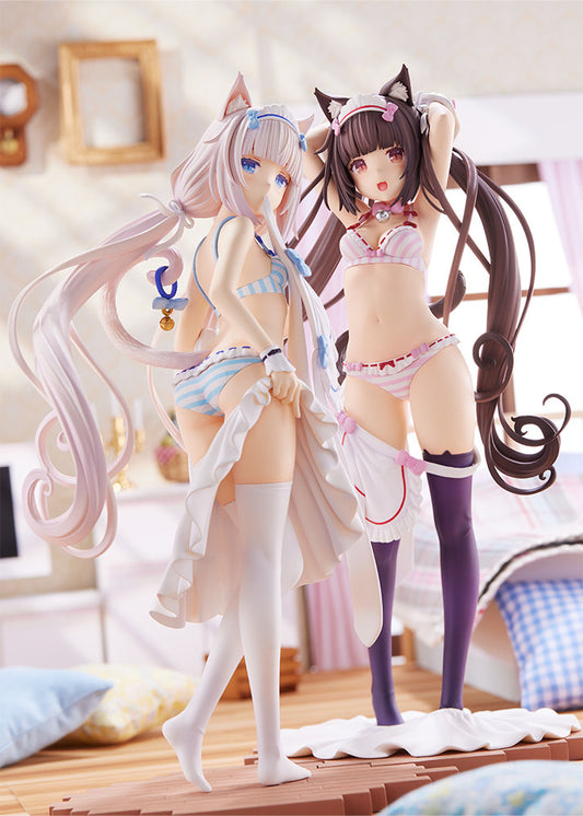 SP Plum Nekopara Chocola & Vanilla Dress up time 1/7 Complete Figure (Set of 2)