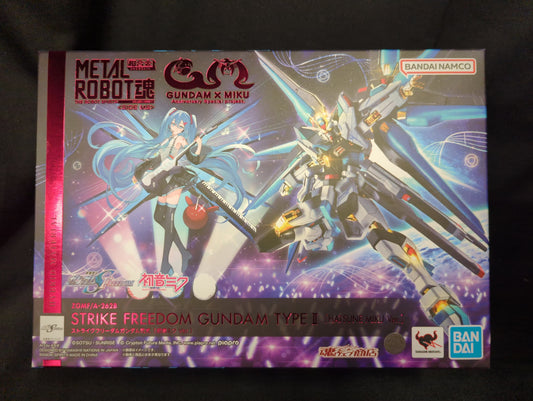 BANDAI METAL ROBOT SPIRITS <SIDE MS> Mobile Suit Gundam SEED Strike Freedom Gundam Type-2 [Hatsune Miku Ver.]
