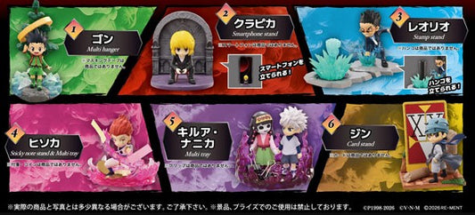 Re-Ment Hunter x Hunter DesQ DESKTOP HUNTER 6 6Pack BOX