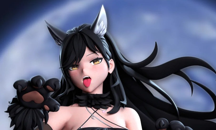 GSAS Azur Lane Atago Manjuu 1/7 Full Moon's Feral Wolf