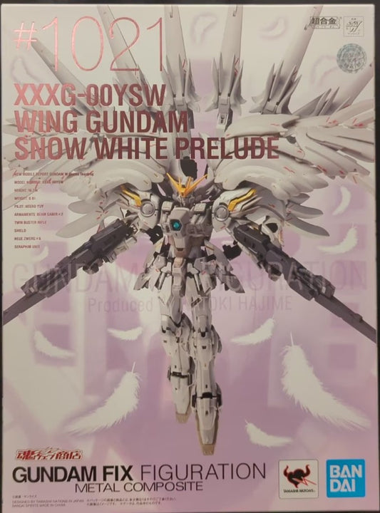 Back Order GUNDAM FIX FIGURATION METAL COMPOSITE Wing Gundam Snow White Prelude