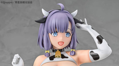 Q-six Nukitashi THE ANIMATION Misaki Hotori Cow Pattern Costume /  Suntanned ver. 1/5 Complete Figure