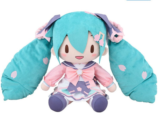 Sega Hatsune Miku New School Term Fuwa Puchi Plush (LL)
