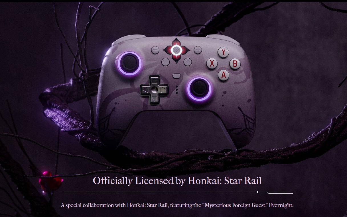 Mihoyo 8BitDo Ultimate 2 Wireless Controller (Honkai:Star Rail Evernight)