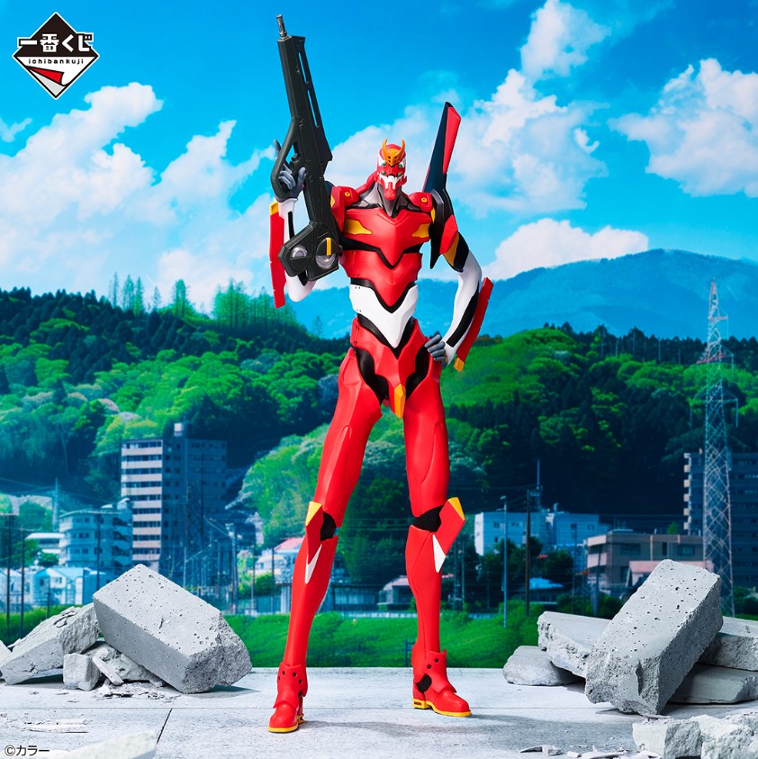 Ichiban Kuji Evangelion Angels, Invasion! A-Prize: Evangelion Unit-02 Figure MEGAIMPACT