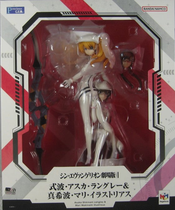 (NN) Megahouse Precious G.E.M. Evangelion: 3.0+1.0 Thrice Upon a Time Asuka Langley Shikinami & Mari Makinami Illustrious