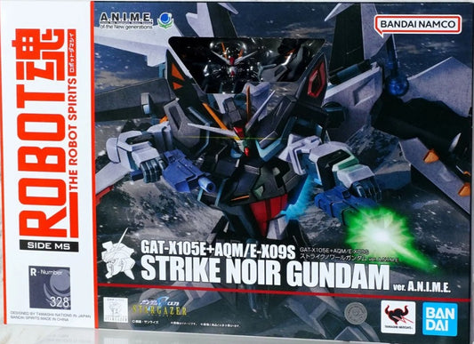 Robot Spirits Side MS: Mobile Suit Gundam SEED - GAT-X105E＋AQM/E-X09S - Strike Noir Gundam Ver. A.N.I.M.E.