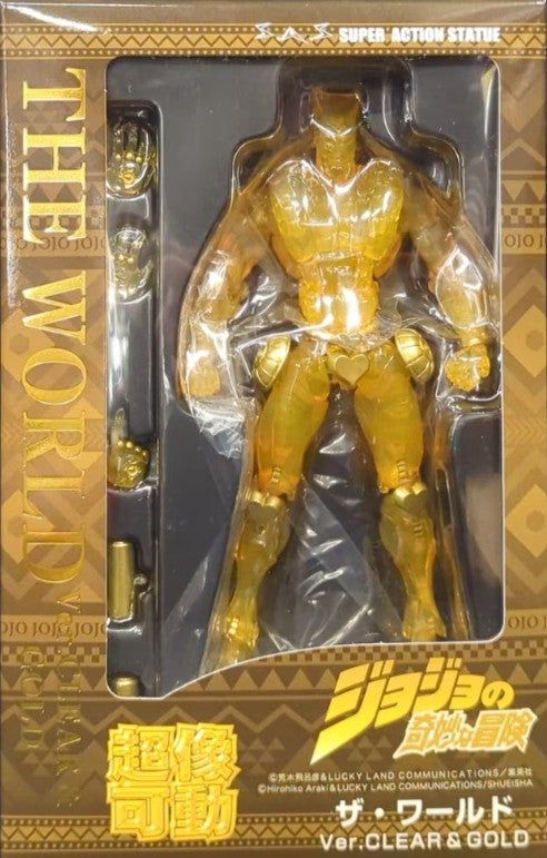 Medicos Super Action Statue Statue The World Ver. CLEAR & GOLD