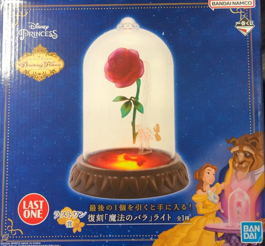 Ichiban Kuji Disney Princess Dreaming Flowers Last One Prize Reproduction "Magic Rose" Light