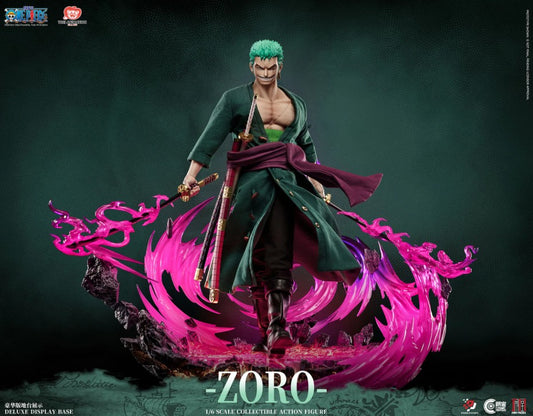 Cosmic Creations x Jimei Palace One Piece Pixel Poses Roronoa Zoro (Deluxe Ver.) 1/6 Scale Action Figure