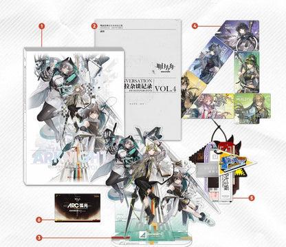 《明日方舟官方美术设定集VOL.4》套装礼盒 官方正版 Arknights Official ArtWorks ArtBook Volume 4