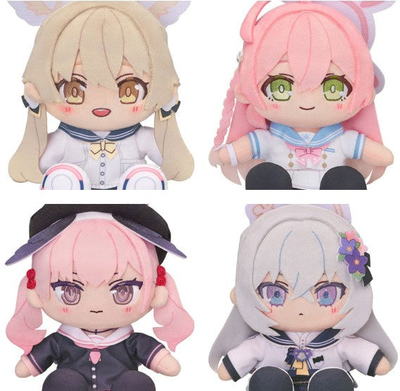 (SET OF 4) Good Smile Company Chocopuni Plushie Blue Archive Hifumi , Hanako , Koharu , Azusa