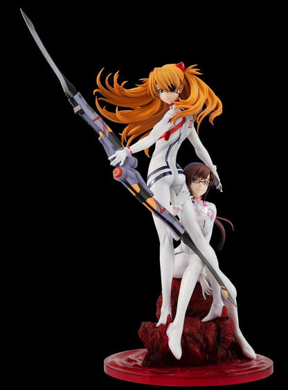 (NN) Megahouse Precious G.E.M. Evangelion: 3.0+1.0 Thrice Upon a Time Asuka Langley Shikinami & Mari Makinami Illustrious