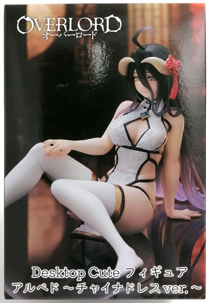 Taito Desktop Cute Figure Albedo China Dress Ver.