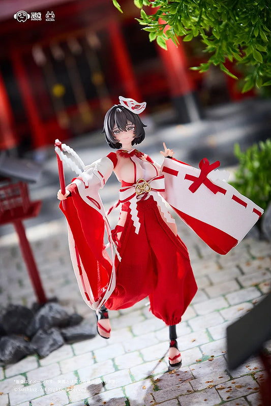 Sushing Combat Priestess Sakura Uefuji / Kikyou Uefuji  1/12 Articulated Figure