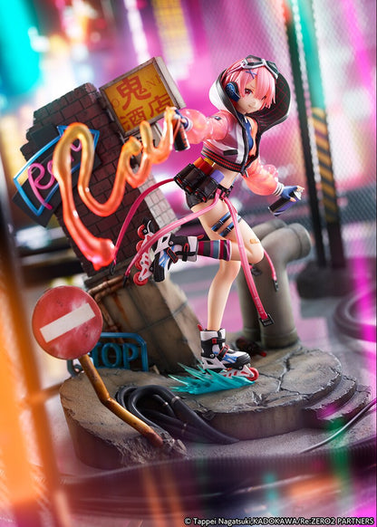 ESTREAM SHIBUYA SCRAMBLE FIGURE RE ZERO RAM / Rem 1/7 NEON CITY VER.