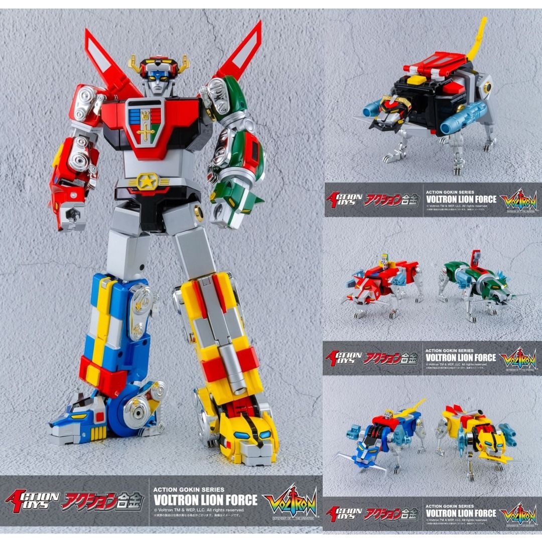Action Toys Voltron Lion Force Diecast Ation figure